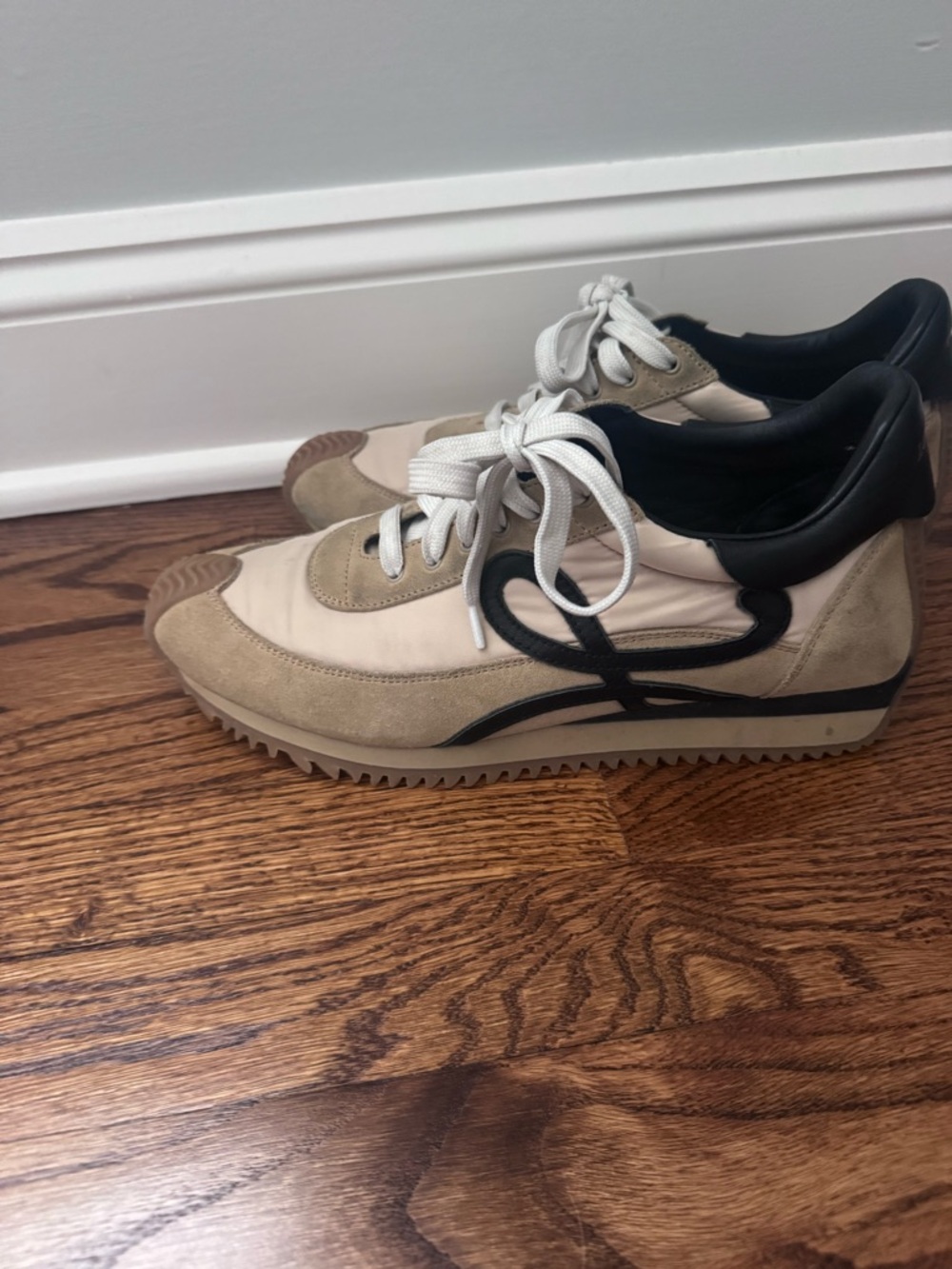 Loewe Beige, Tan & Black Runner Sneakers